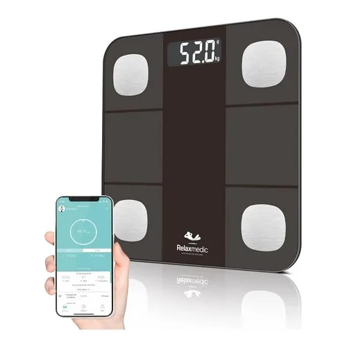Relaxmedic Balança Digital com Bioimpedância e Bluetooth