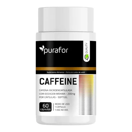 Caffeine Microcaps Liberação Prolongada 210mg (60 Cápsulas) - Essential Nutrition