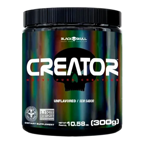 Creatina Creator Creapure 300g - Black Skull USA