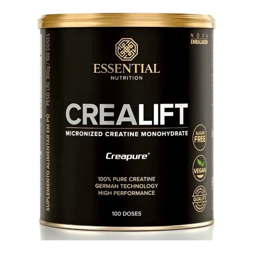 Creatina 100% Pura Creapure em Pó 300g - Essential Nutrition