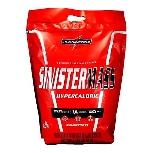 Sinister Mass Refil 3kg Sabor Morango - Integralmedica