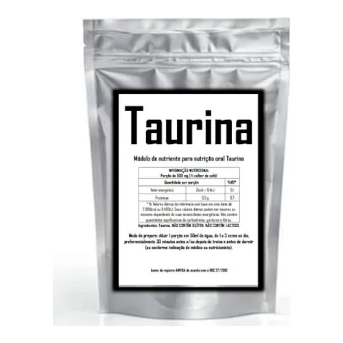 L-taurina 1kg - 100% Pura - Importada - Shape It