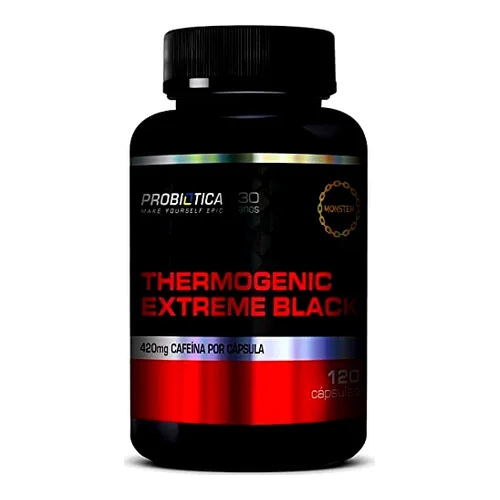 Thermogenic Extreme Black (120 Caps), Probiótica