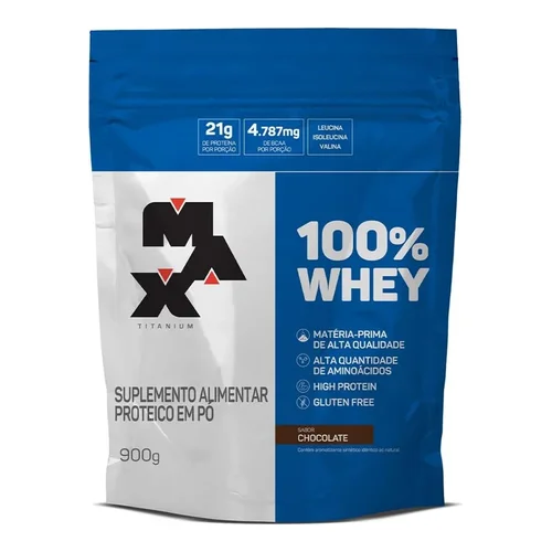 Max Titanium 100% Whey Refil 900 g